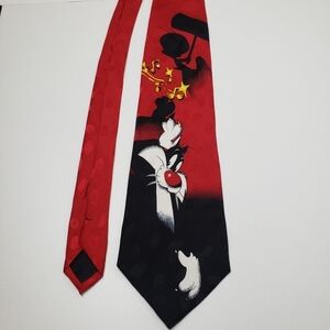 Sylvester and twenty silk vintage tie